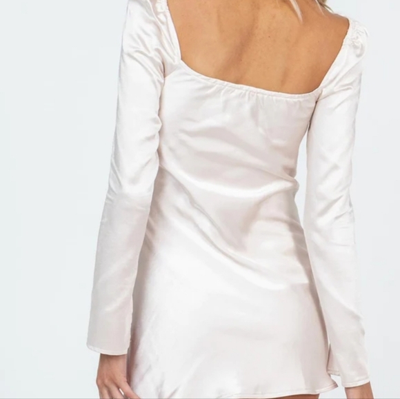 Princess Polly Women's Star Power Mini Dress Champagne Size 8 - Picture 2 of 16